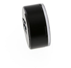 '-1..0 Bar Manometer Onderaansluiting Staal/Messing 63 mm Klasse 1.6