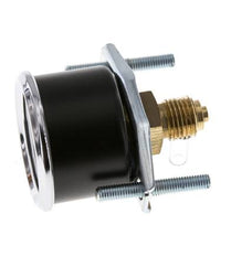 0...16 Bar (0..232 psi) Paneelmontage manometer Staal/Brons 40 mm Klasse 2,5 - 1/4'' (Beugel)
