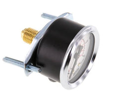0...60 Bar (0..870 psi) Paneelmontage Manometer Staal/Brons 50 mm Klasse 2.5 (Beugel)