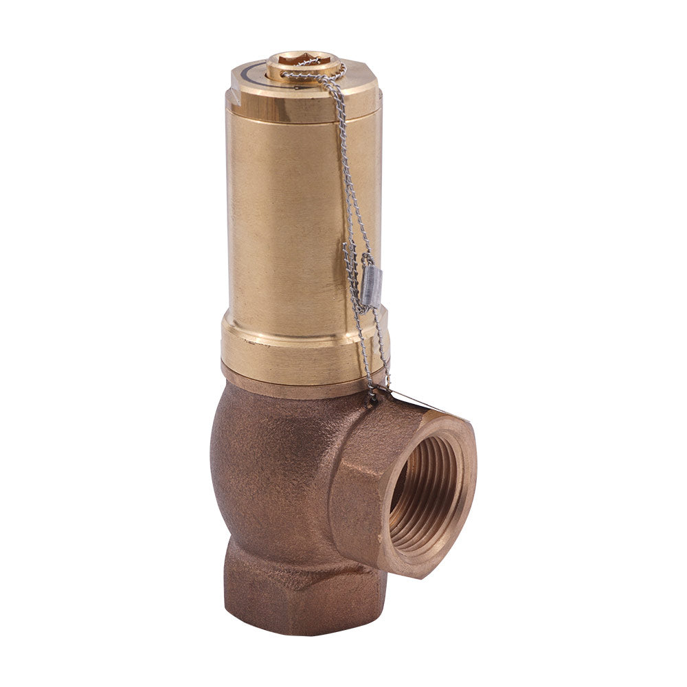 G1/2'' Messing Overdrukventiel 2 - 12 bar