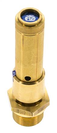 G 3/4'' messing vooringesteld veiligheidsventiel 12,3 bar (178,4 psi) DN 10
