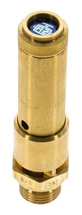 G 1/2'' Messing vooringesteld veiligheidsventiel 33,5 bar (485,88 psi) DN 10