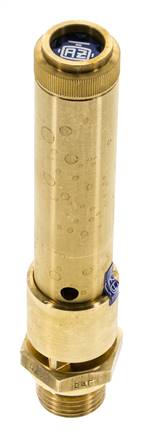 G 1/2'' messing vooringesteld veiligheidsventiel 40,5 bar (587,41 psi) DN 10