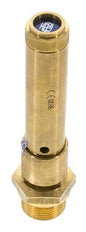 G 3/4'' messing vooringesteld veiligheidsventiel 44,5 bar (645,43 psi) DN 10