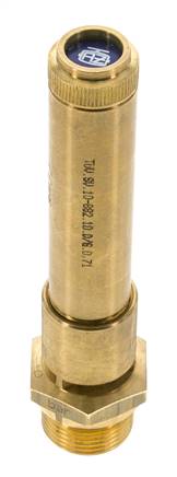 G 3/4'' messing vooringesteld veiligheidsventiel 49,5 bar (717,95 psi) DN 10