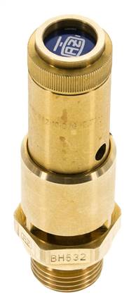 G 1/2'' Messing Vooringesteld Veiligheidsventiel 6,1 bar (88,47 psi) DN 10
