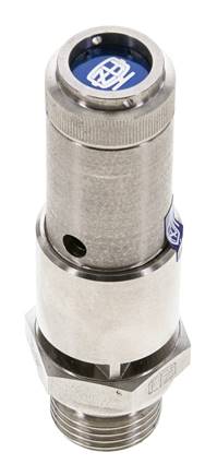 G 1/2'' RVS 316 Ti Vooringesteld Veiligheidsventiel 6,5 bar (94,28 psi) DN 10