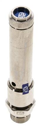 G 1/2'' vernikkeld messing vooringesteld veiligheidsventiel 46 bar (667,18 psi) DN 10