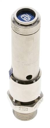 G 1/2'' vernikkeld messing vooringesteld veiligheidsventiel 31 bar (449.62 psi) DN 10