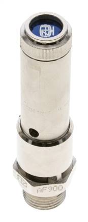 G 1/2'' vernikkeld messing vooringesteld veiligheidsventiel 29 bar (420.62 psi) DN 10