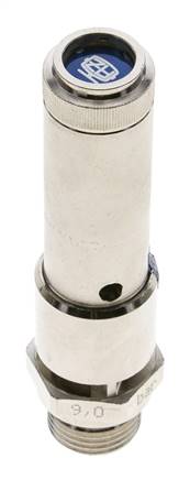 G 1/2'' vernikkeld messing vooringesteld veiligheidsventiel 27 bar (391.61 psi) DN 10