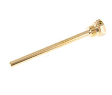 Koper Legering G 1/2 Inch Thermowell met Schroef voor 160mm Dompelbuis Max 160°C en 6 Bar