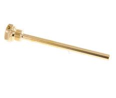 Koper Legering G 1/2 Inch Thermowell met Schroef voor 160mm Dompelbuis Max 160°C en 6 Bar