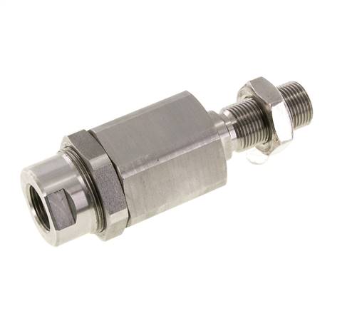 Zwevende koppeling M20 x 1,5 voor cilinder RVS 304 (1.4301)