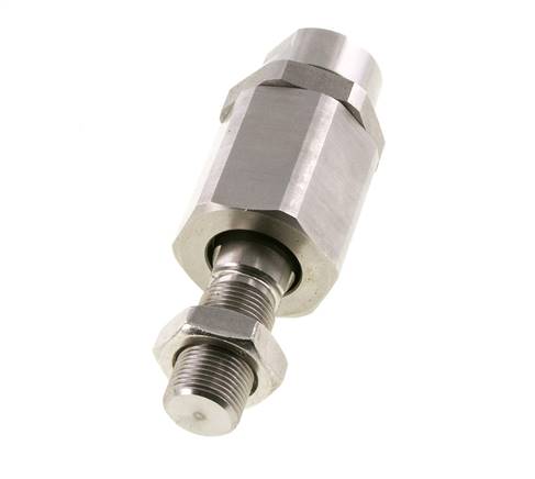 Zwevende koppeling M20 x 1,5 voor cilinder RVS 304 (1.4301)