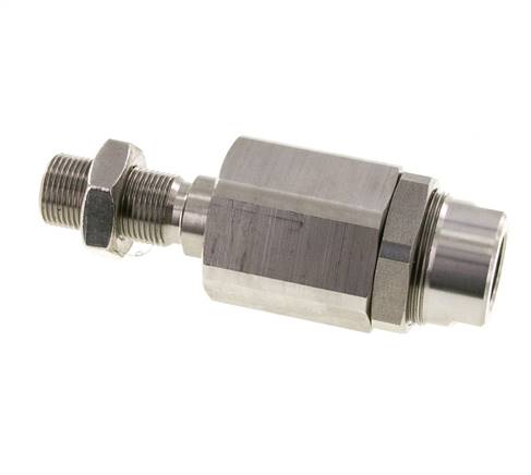 Zwevende koppeling M20 x 1,5 voor cilinder RVS 304 (1.4301)