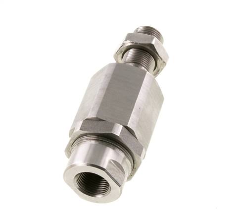 Zwevende koppeling M20 x 1,5 voor cilinder RVS 304 (1.4301)