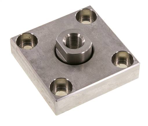 Flexokoppeling met montageplaat voor 50 mm 63 mm ISO 15552 ISO 21287 cilinder