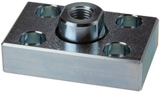 Flexokoppeling met montageplaat voor 125 mm ISO 15552 cilinder