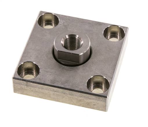Flexokoppeling met montageplaat voor 50 mm 63 mm ISO 15552 ISO 21287 cilinder