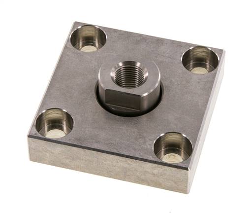 Flexokoppeling met montageplaat voor 50 mm 63 mm ISO 15552 ISO 21287 cilinder