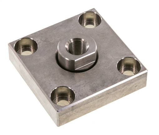 Flexokoppeling met montageplaat voor 50 mm 63 mm ISO 15552 ISO 21287 cilinder