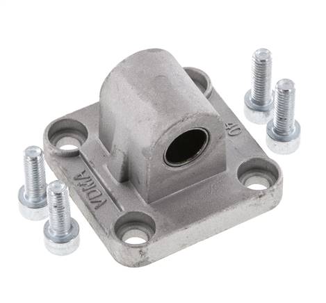 Gaffel Mannelijk 40 mm ISO 15552 ISO 21287 Aluminium