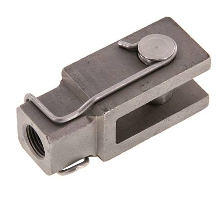 Gaffelpen M16 x 1,5 RVS 1.4571