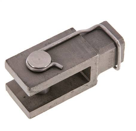 Gaffelpen M16 x 1,5 RVS 1.4571