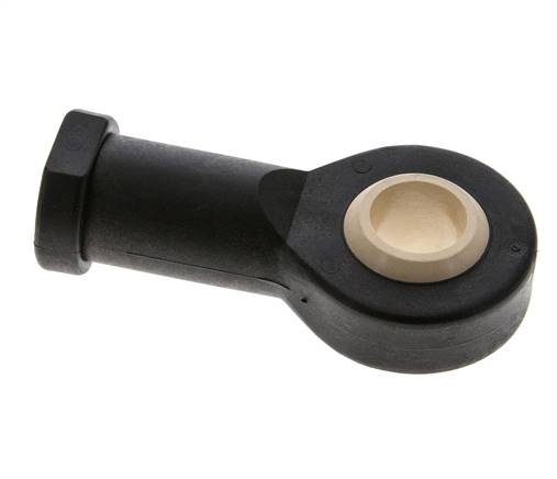 Bolvormig Staafeind M20 x 1,5 vrouwelijk Polymeer