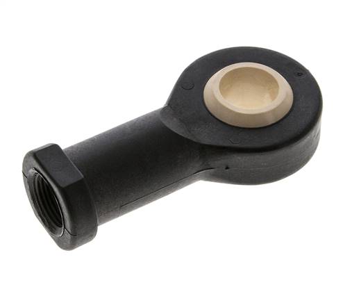 Bolvormig Staafeind M20 x 1,5 vrouwelijk Polymeer