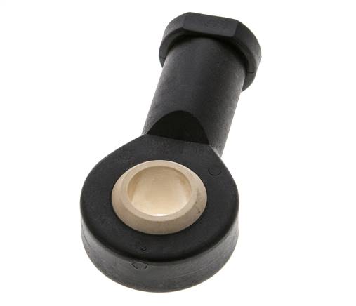 Bolvormig Staafeind M20 x 1,5 vrouwelijk Polymeer