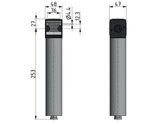 Membraandroger 1/4'' 182l/min Mutifix