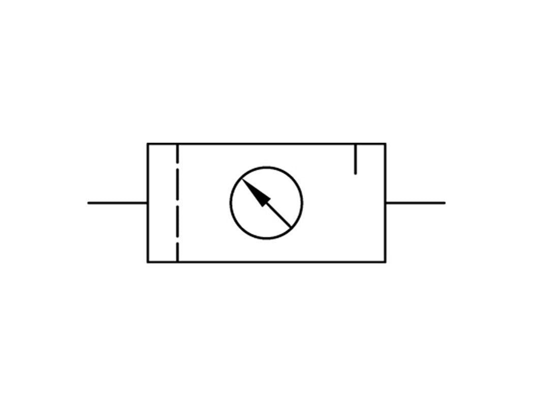 FRL 2-Delig G1/4'' 350l/min 0.5-10.0bar/7-145psi Semi-Auto Metalen Standaard 0