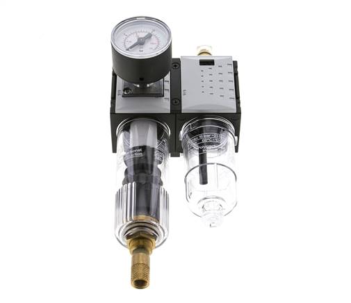 FRL G1/4'' 800l/min 0,5-10,0bar/7-145psi 40 mm Manometer Futura 0