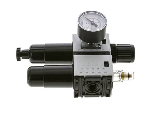 FRL G1/4'' 800l/min 0,5-10,0bar/7-145psi 40 mm Manometer Futura 0