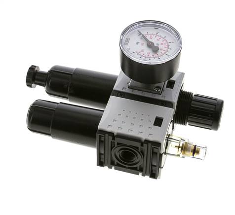 FRL G1/4'' 800l/min 0,5-8,0bar/7-116psi 40 mm Manometer Futura 0