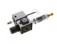 FRL 2-Delig G1/4'' 800l/min 0.5-8.0bar/7-116psi Auto Polycarbonaat Futura 0