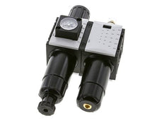 FRL 2-Delig G1/4'' 800l/min 0.5-8.0bar/7-116psi Semi-Auto Metalen Futura 0