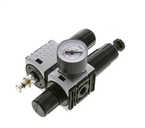 FRL G1/4'' 800l/min 0,5-10,0bar/7-145psi 40 mm Manometer Futura 0