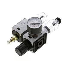 FRL 2-Delig G1/4'' 800l/min 0.2-4.0bar/3-58psi Semi-Auto 40 mm Manometer Polycarbonaat Futura 0