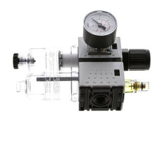 FRL 2-Delig G1/4'' 800l/min 0.2-4.0bar/3-58psi Semi-Auto 40 mm Manometer Polycarbonaat Futura 0