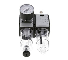 FRL G1/4'' 800l/min 0,5-10,0bar/7-145psi 40 mm Manometer Futura 0