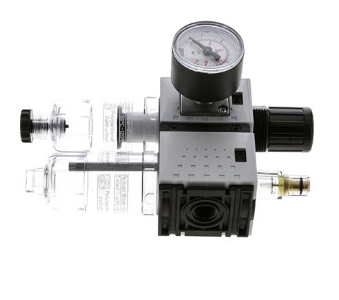 FRL G1/4'' 800l/min 0,5-10,0bar/7-145psi 40 mm Manometer Futura 0