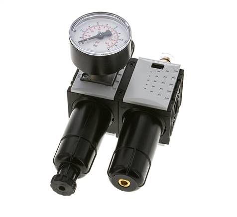 FRL G1/4'' 800l/min 0,5-8,0bar/7-116psi 40 mm Manometer Futura 0