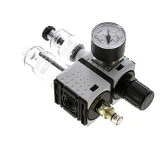 FRL 2-Delig G1/4'' 800l/min 0.2-4.0bar/3-58psi Semi-Auto 40 mm Manometer Polycarbonaat Futura 0