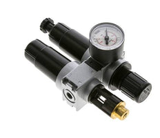 FRL 2-Delig G1/8'' 700l/min 0.5-10.0bar/7-145psi Semi-Auto 40 mm Manometer Metaal Multifix 0