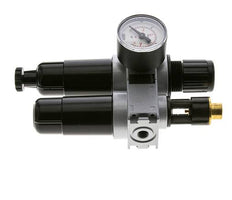 FRL 2-Delig G1/8'' 700l/min 0.5-10.0bar/7-145psi Semi-Auto 40 mm Manometer Metaal Multifix 0