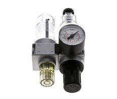 FRL 2-Delig G1/4'' 700l/min 0.2-6.0bar/3-87psi Semi-Auto 40 mm Manometer Polycarbonaat Multifix 0