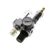 FRL 2-Delig G1/4'' 700l/min 0.2-6.0bar/3-87psi Auto 40 mm Manometer Polycarbonaat Multifix 0